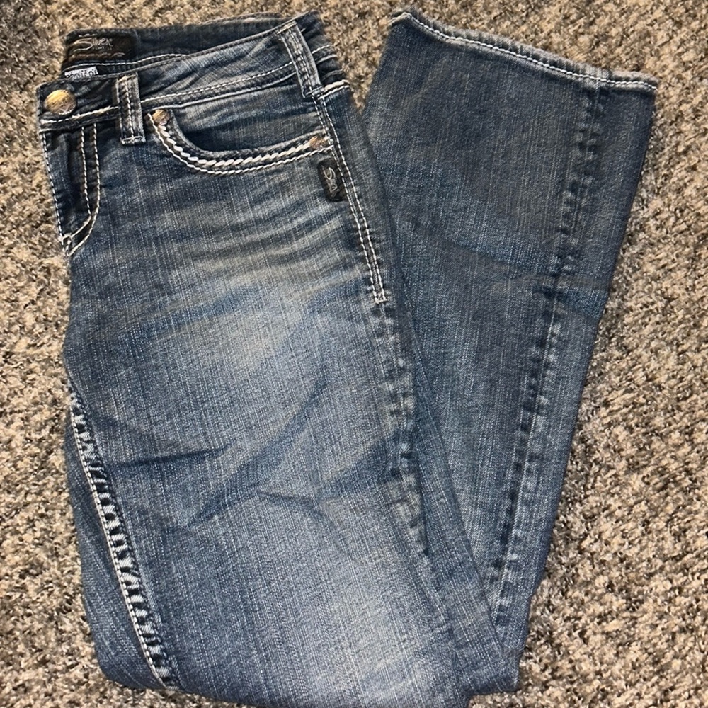 🦋3/$30🦋Silver Light-Wash Jeans